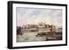 The Tower of London from across the Thames-Andre & Sleigh-Framed Giclee Print