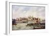 The Tower of London from across the Thames-Andre & Sleigh-Framed Giclee Print