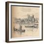 The Tower of London from Tower Bridge., 1902-Thomas Robert Way-Framed Giclee Print
