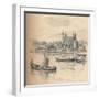 The Tower of London from Tower Bridge., 1902-Thomas Robert Way-Framed Giclee Print