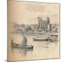 The Tower of London from Tower Bridge., 1902-Thomas Robert Way-Mounted Giclee Print