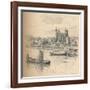 The Tower of London from Tower Bridge., 1902-Thomas Robert Way-Framed Giclee Print