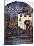 The Tower of London with London Bridge, C1500, (C1900-192)-null-Mounted Giclee Print