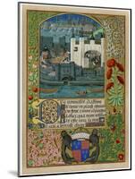 The Tower of London with London Bridge, C1500-null-Mounted Giclee Print