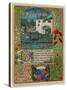 The Tower of London with London Bridge, C1500-null-Stretched Canvas