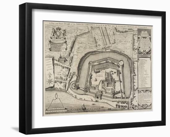 The Tower Of London-null-Framed Giclee Print