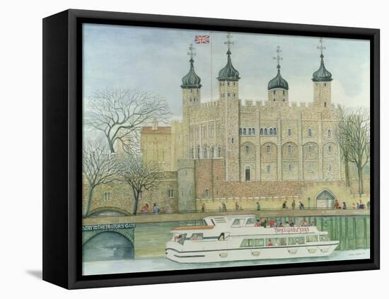 The Tower of London-Gillian Lawson-Framed Stretched Canvas