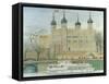 The Tower of London-Gillian Lawson-Framed Stretched Canvas