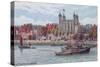 The Tower of London-Alfred Robert Quinton-Stretched Canvas
