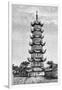 The Tower of Long-Hua, Shanghai, China, 1895-null-Framed Giclee Print