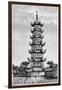 The Tower of Long-Hua, Shanghai, China, 1895-null-Framed Giclee Print