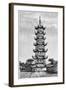 The Tower of Long-Hua, Shanghai, China, 1895-null-Framed Giclee Print