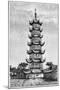 The Tower of Long-Hua, Shanghai, China, 1895-null-Mounted Giclee Print