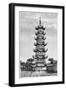 The Tower of Long-Hua, Shanghai, China, 1895-null-Framed Giclee Print