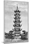 The Tower of Long-Hua, Shanghai, China, 1895-null-Mounted Giclee Print