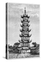 The Tower of Long-Hua, Shanghai, China, 1895-null-Stretched Canvas