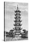 The Tower of Long-Hua, Shanghai, China, 1895-null-Stretched Canvas