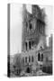 The Tower of Market Hall after a German Bombardment, Ypres, Belgium, First World War-null-Stretched Canvas