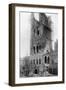 The Tower of Market Hall after a German Bombardment, Ypres, Belgium, First World War-null-Framed Giclee Print