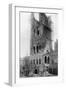 The Tower of Market Hall after a German Bombardment, Ypres, Belgium, First World War-null-Framed Giclee Print