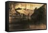 The Tower of Rats-Victor Hugo-Framed Stretched Canvas