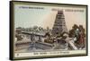 The Tower of Shivaganga, India-null-Framed Stretched Canvas