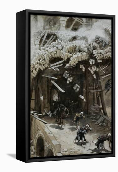 The Tower of Siloam-James Jacques Joseph Tissot-Framed Stretched Canvas