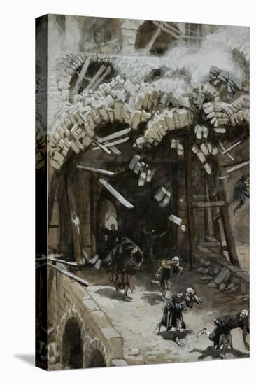 The Tower of Siloam-James Jacques Joseph Tissot-Stretched Canvas