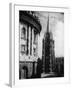 The Tower of St. Mary the Virgin Church and the Radcliffe Camera at Oxford, Oxon-null-Framed Photographic Print