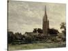 The Tower of the Church (Neighborhoods of Douarnenez), 1877-1884-Carlos de Haes-Stretched Canvas