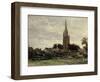 The Tower of the Church (Neighborhoods of Douarnenez), 1877-1884-Carlos de Haes-Framed Giclee Print