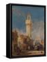 The Tower of the Church of San Nicolás de la Villa, Córdoba, 1834-David Roberts-Framed Stretched Canvas