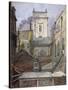 The Tower of the Church of St George Botolph Lane, City of London, C1830-George Shepheard-Stretched Canvas