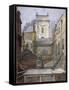 The Tower of the Church of St George Botolph Lane, City of London, C1830-George Shepheard-Framed Stretched Canvas