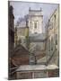 The Tower of the Church of St George Botolph Lane, City of London, C1830-George Shepheard-Mounted Giclee Print