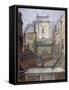 The Tower of the Church of St George Botolph Lane, City of London, C1830-George Shepheard-Framed Stretched Canvas
