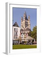 The Tower of the Great Saint Martin Church and the Old Town of Cologne-Julian Elliott-Framed Photographic Print