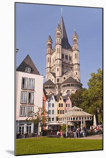 The Tower of the Great Saint Martin Church and the Old Town of Cologne-Julian Elliott-Mounted Photographic Print