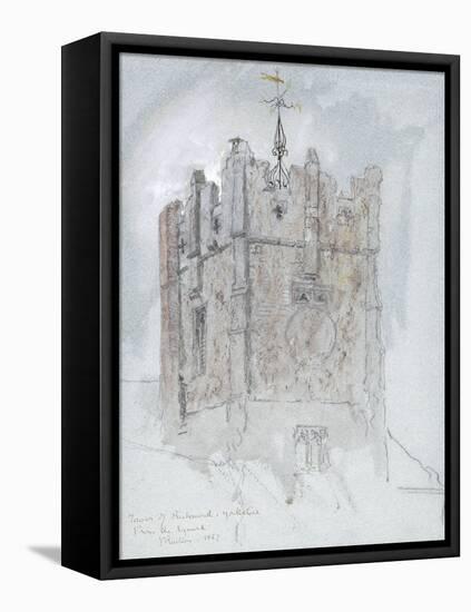 The Tower of Trinity Church, Richmond, 1867-John Ruskin-Framed Stretched Canvas