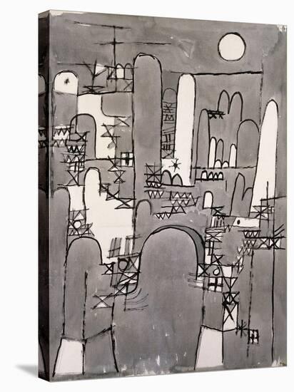 The Tower-Paul Klee-Stretched Canvas