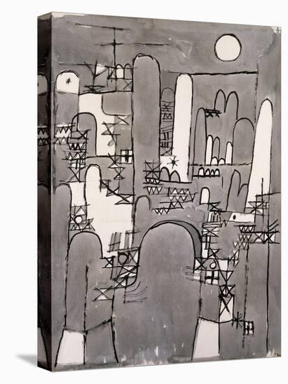 The Tower-Paul Klee-Stretched Canvas