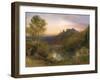 The Towered City (The Haunted Stream), C.1850-75-Samuel Palmer-Framed Art Print