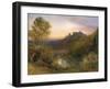 The Towered City (The Haunted Stream), C.1850-75-Samuel Palmer-Framed Art Print