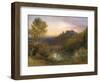 The Towered City (The Haunted Stream), C.1850-75-Samuel Palmer-Framed Art Print