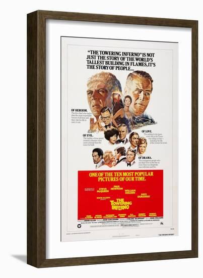 The Towering Inferno, 1974-null-Framed Art Print