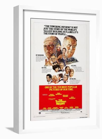 The Towering Inferno, 1974-null-Framed Art Print