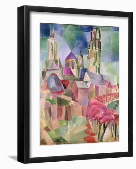The Towers of Laon, 1911-Robert Delaunay-Framed Giclee Print