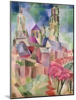 The Towers of Laon, 1911-Robert Delaunay-Mounted Giclee Print
