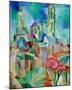 The Towers of Laon, 1912-Robert Delaunay-Mounted Giclee Print