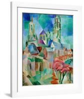 The Towers of Laon, 1912-Robert Delaunay-Framed Giclee Print